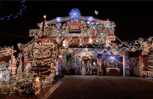 House with Christmas Lights