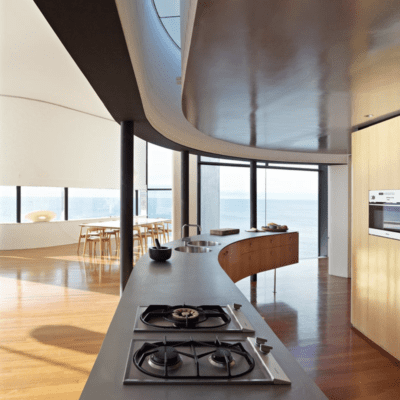 home on a cliff kitchen